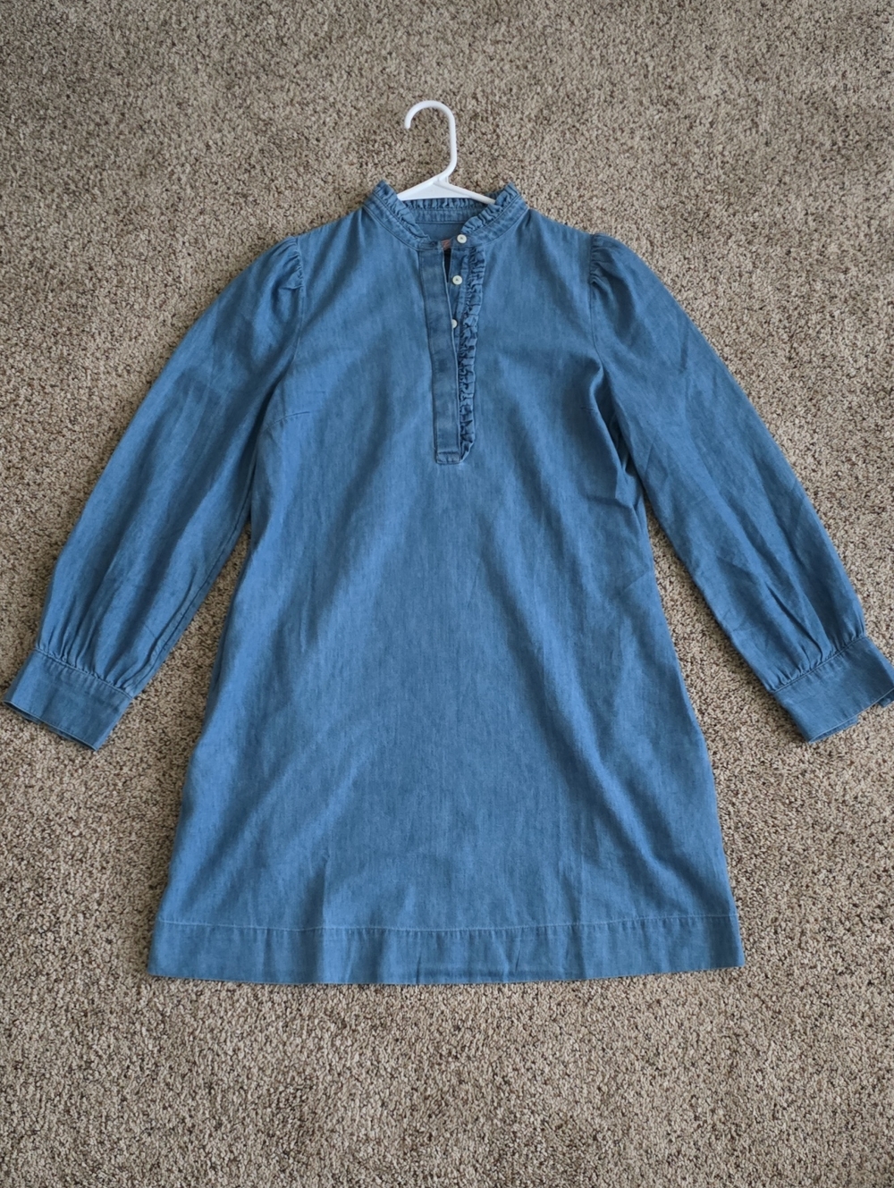 NEW- Vineyard Vines Sz XS Popover CHAMBRAY Dress